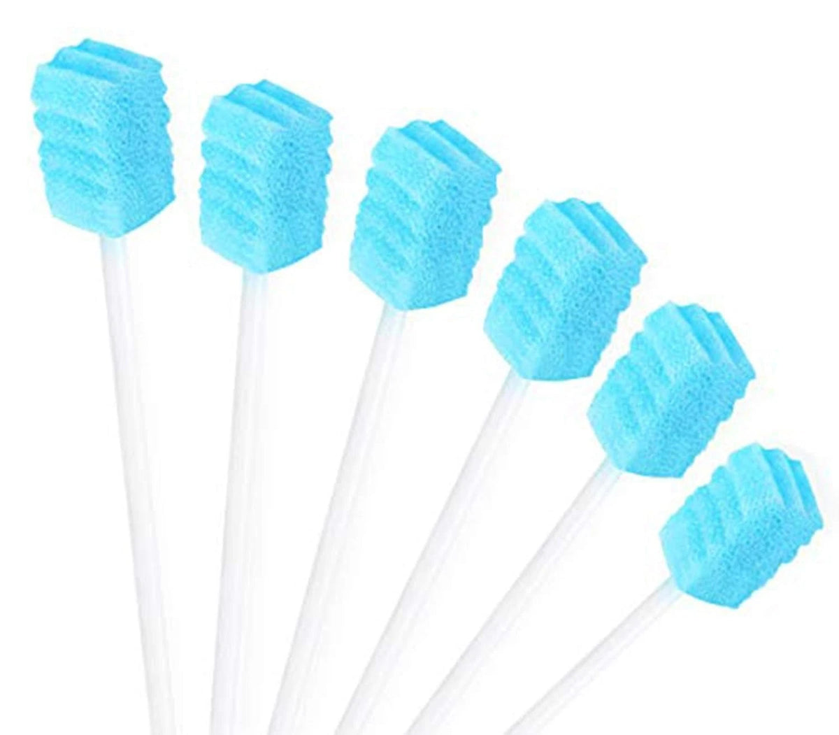 100 Pack) Disposable Mouth Swabs Sponge - Unflavored & Sterile Oral Swabs Dental