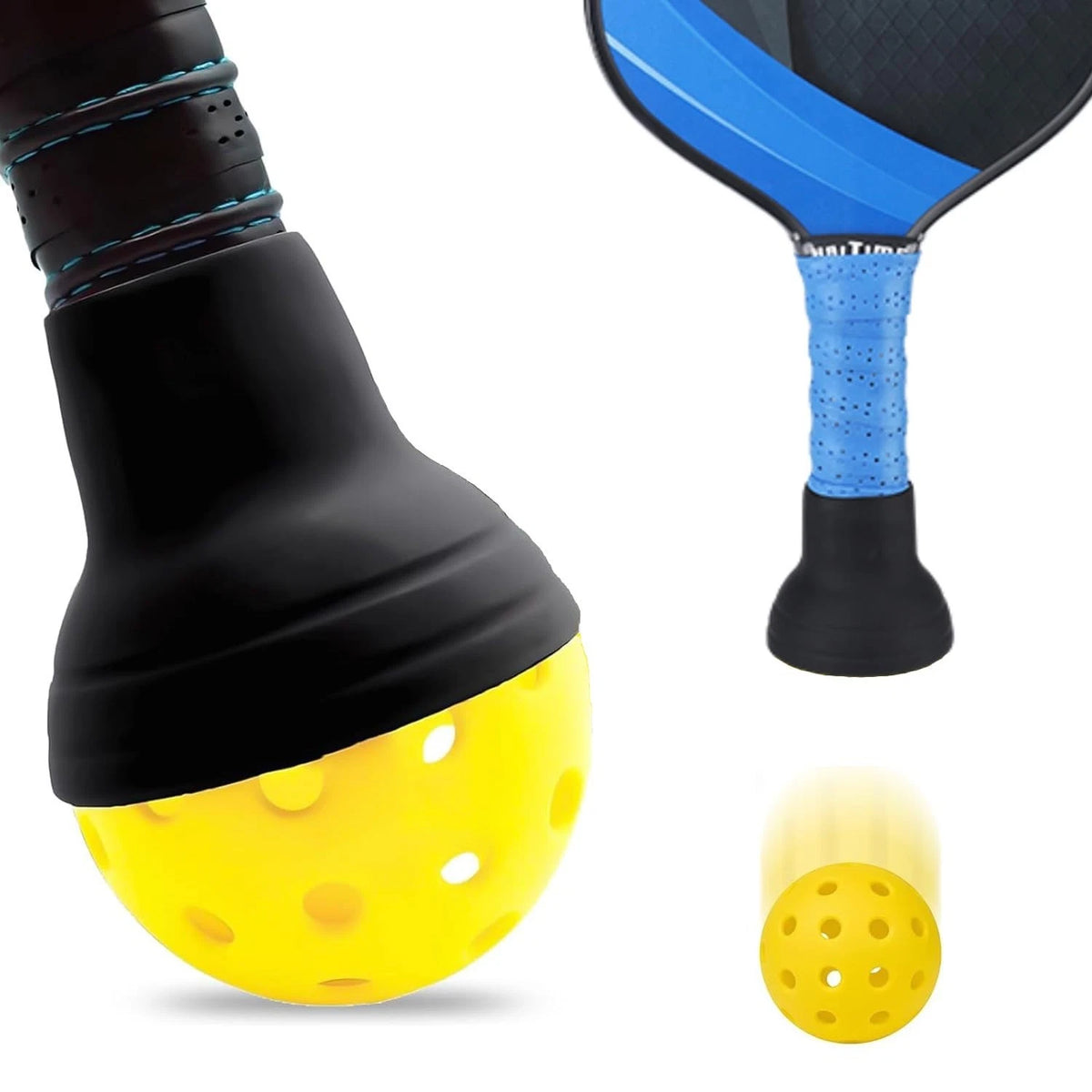 Pickleball Ball Retriever, Silicone Pickleball Picker On Pickleball Paddles, ...