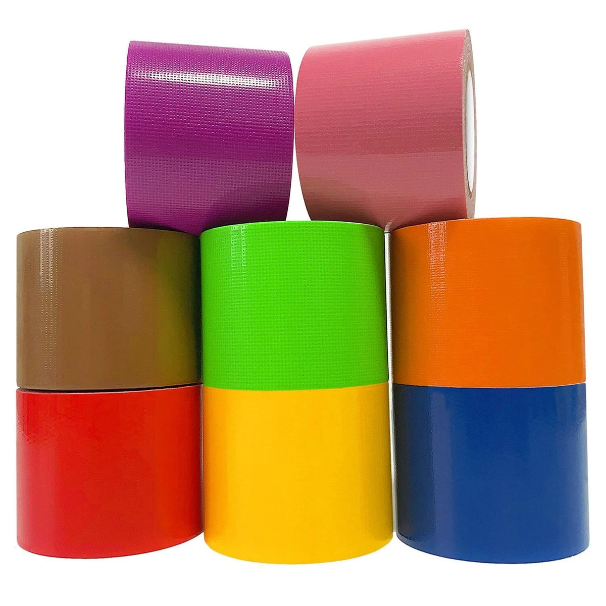 Rainbow Colored Duct Tape 8 Rolls,Colorful Duct Tape,Heavy Duty Rainbow Tape Col