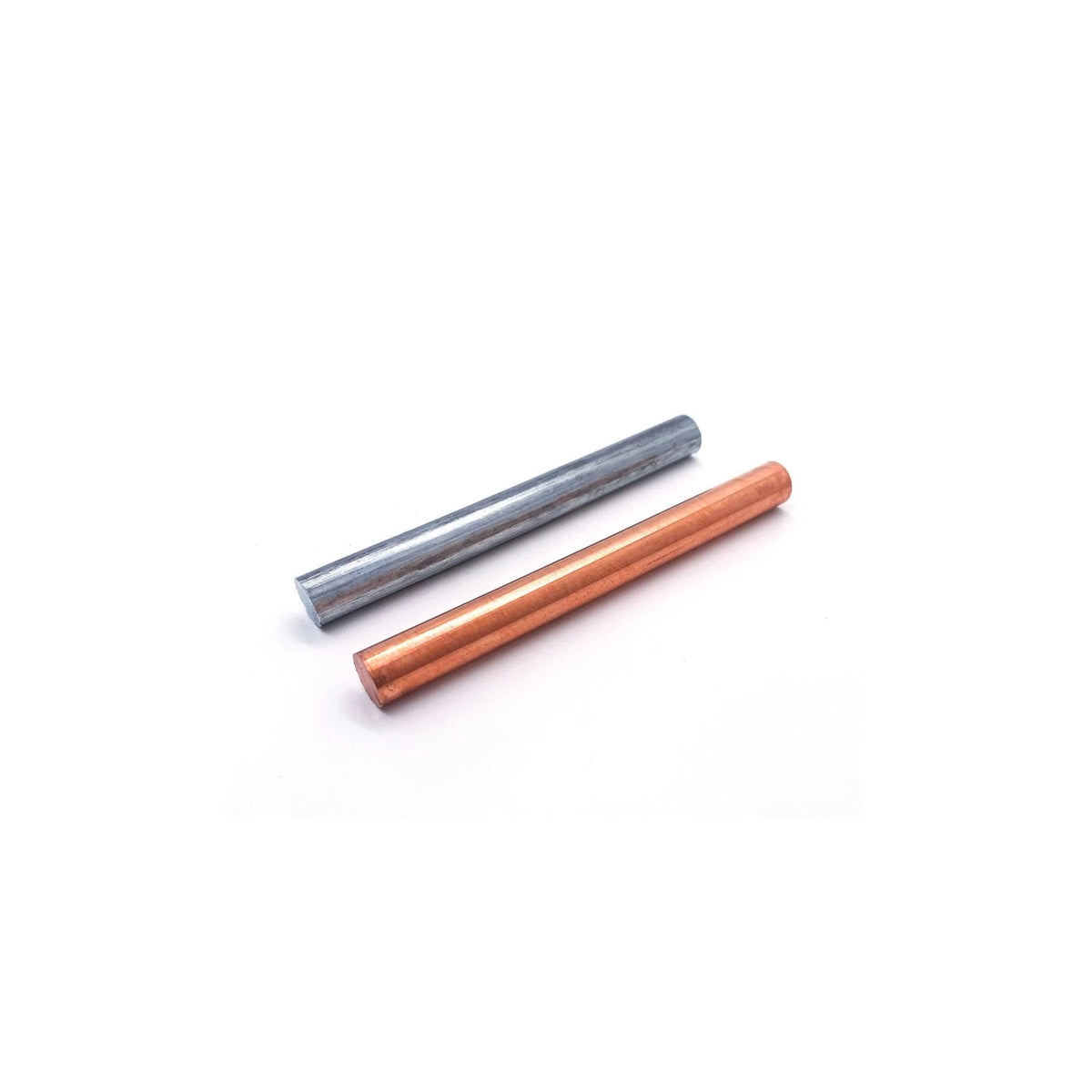 Pure Copper Zinc Rods Diameter 10Mm Length 100Mm Solid Copper Zinc Bar Bare Copp