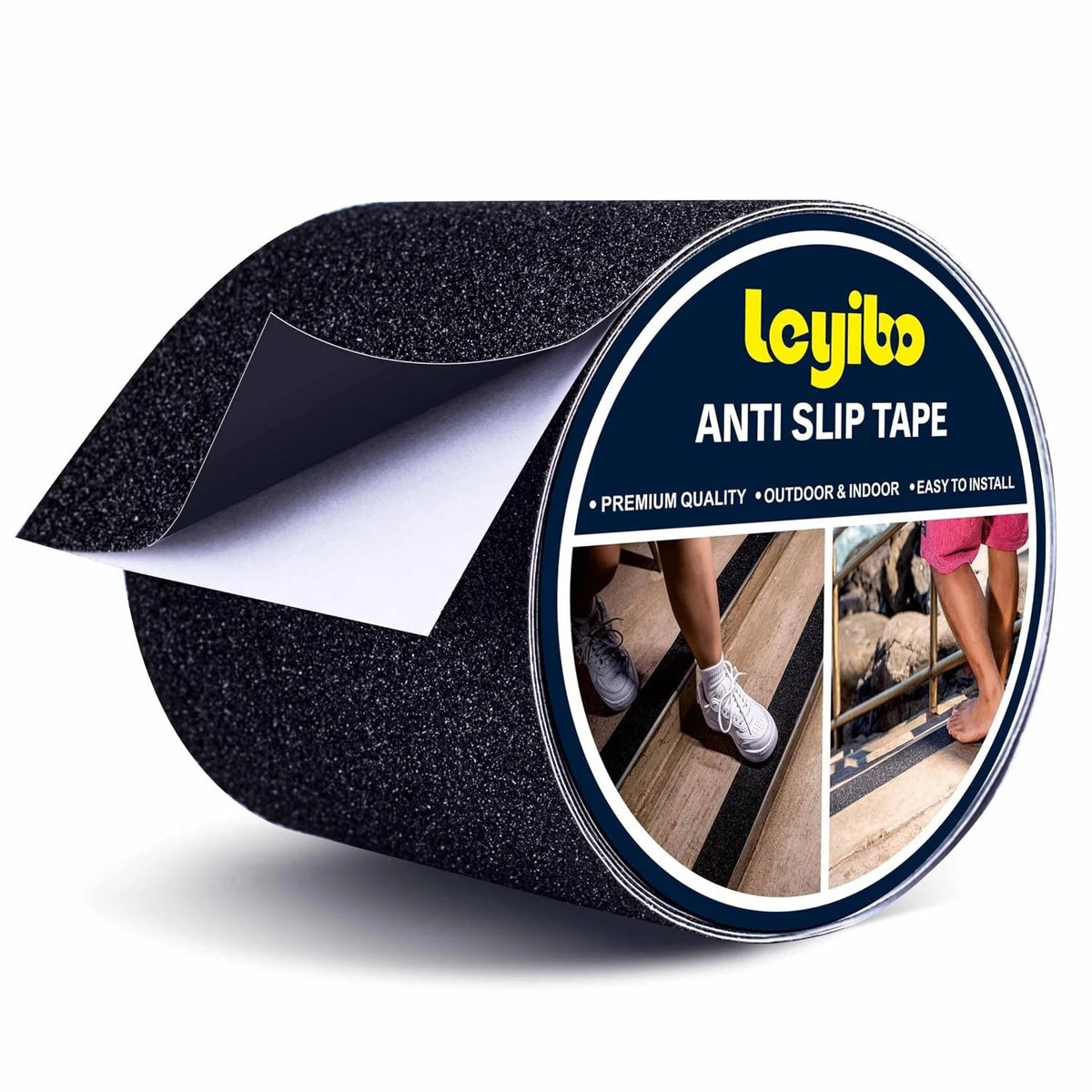 4 Inch x 16 Ft - Anti Slip Tape Roll Anti Skid Grip Grit Surface Sand Paper