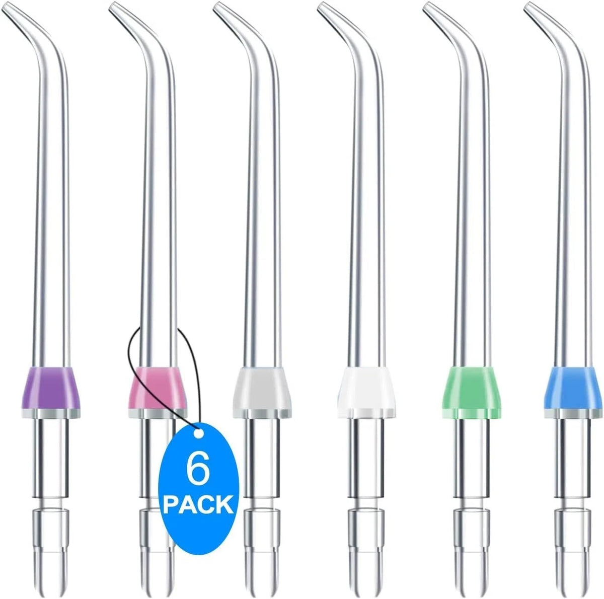 Water Flosser Replacement Tips,Replacement Classic Jet Tips for Waterpik 6 pack