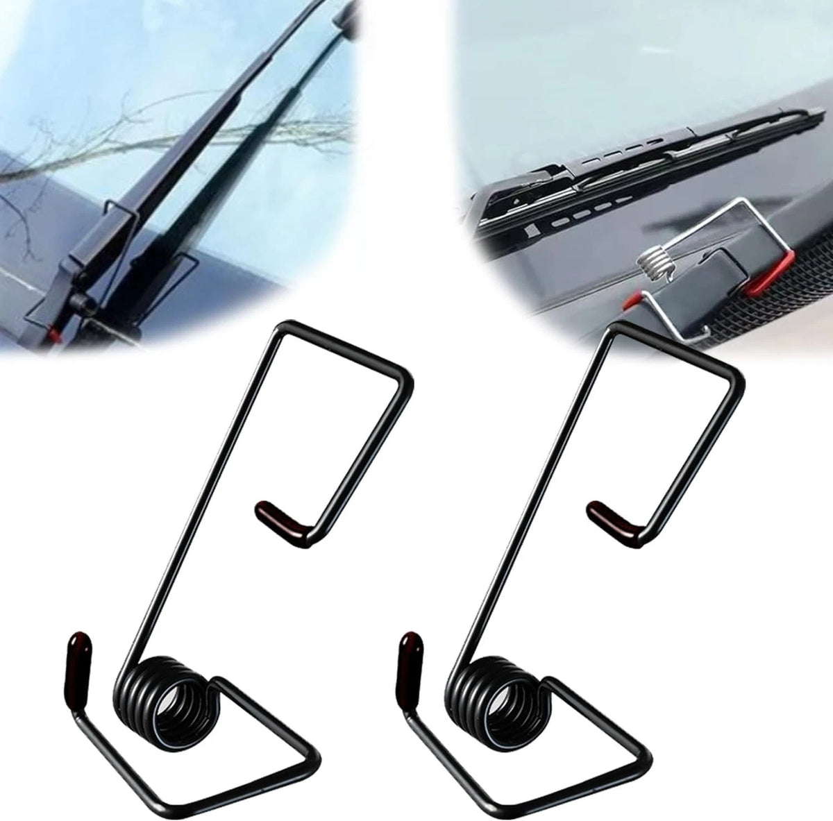2Pcs Windshield Wiper Arm Pressure Spring Booster, Wiper Arm Pressure Spring Set