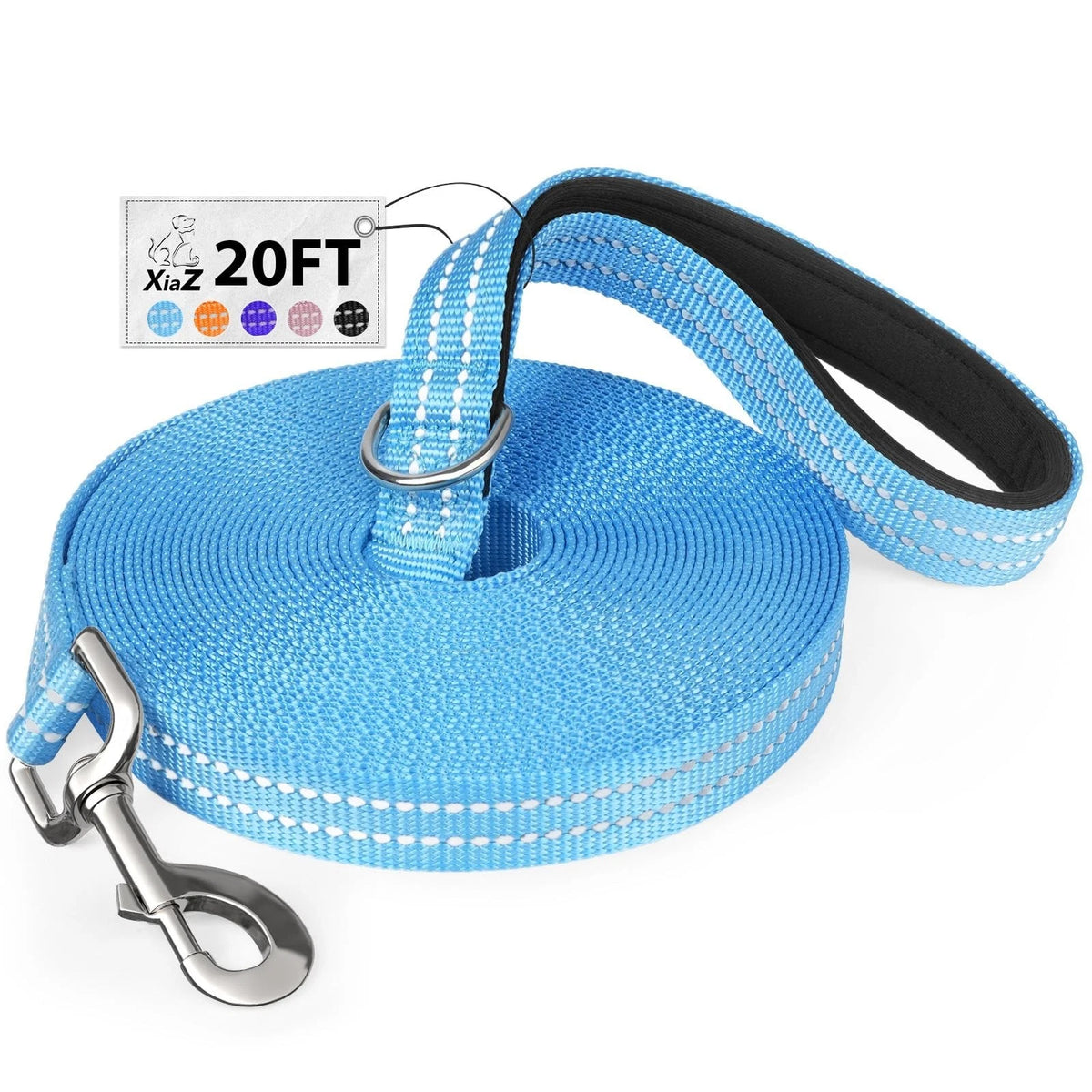 Long Dog Leash Training Leash 10/15/20/30/50/100Ft Long Leash for Dog Training