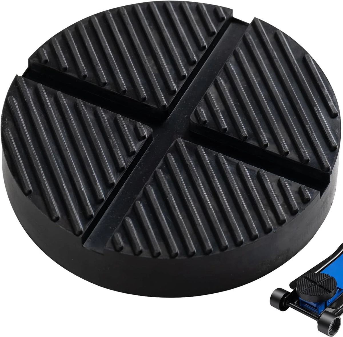 Universal Floor Jack Rubber Pad, Cross Beam Jack Adapter, Pinch Weld Side Frame