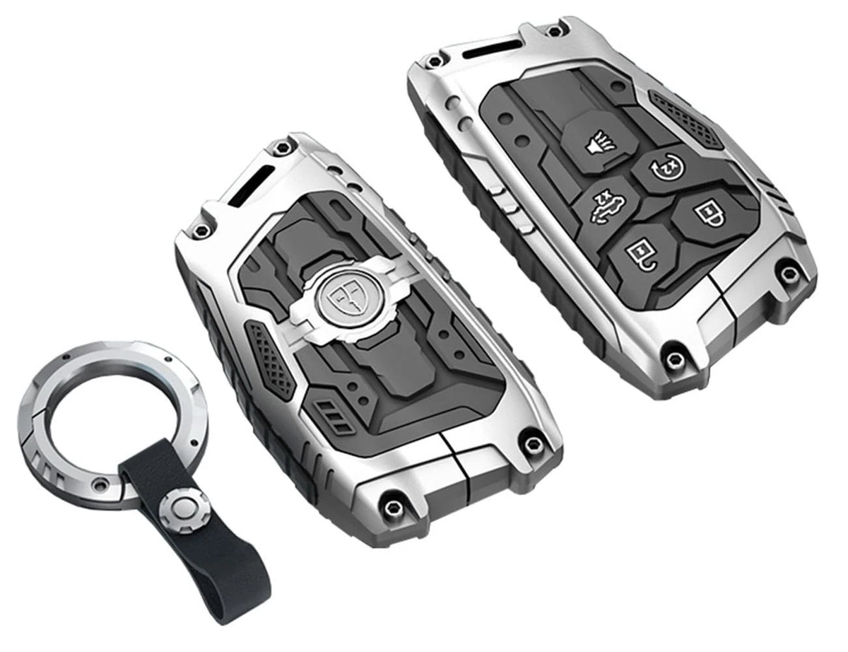 Heavy Duty Key Fob Cover for 2022 2023 2024 2025 Chevy Silverado 1500 GMC Sierra