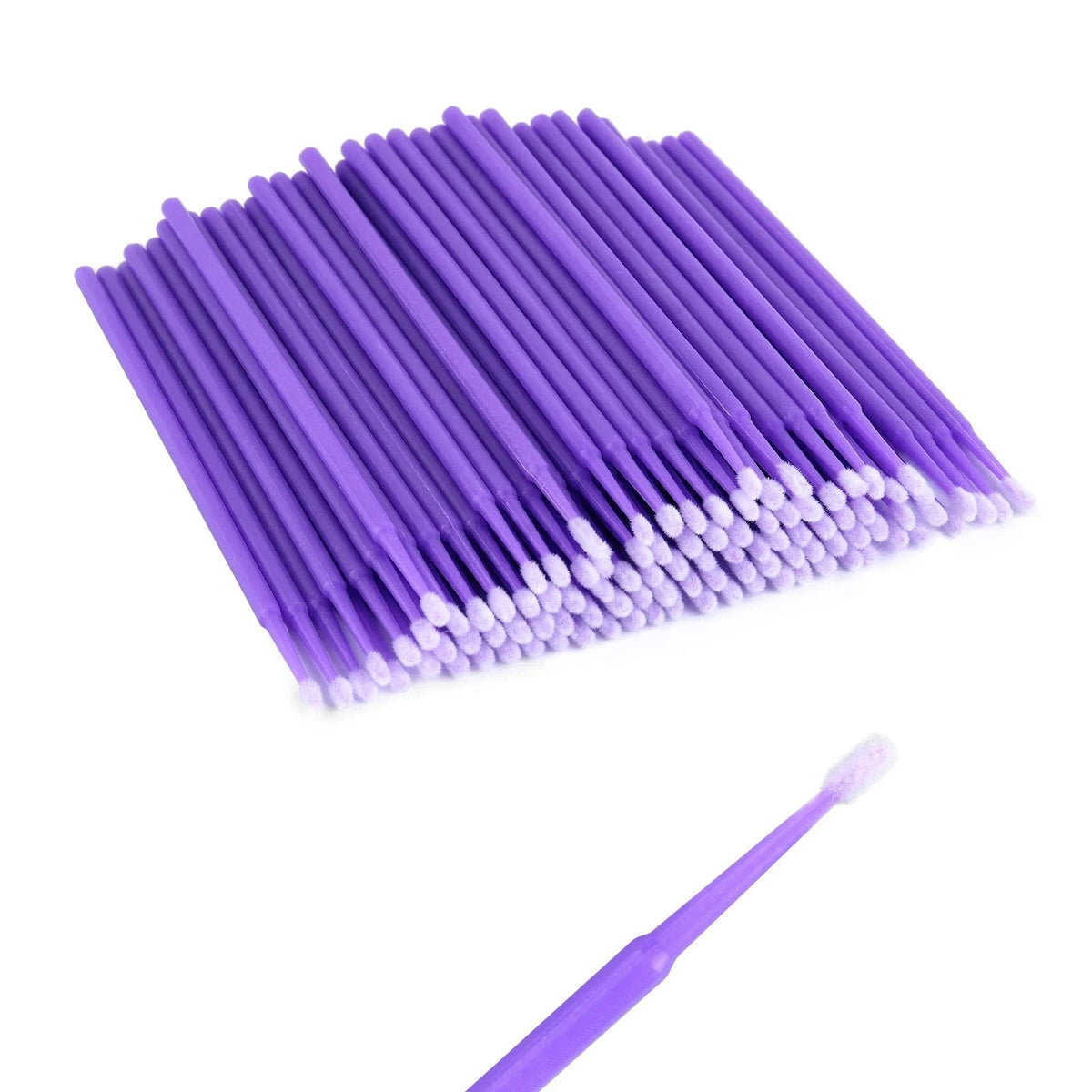 100pcs Car Touch Up Paint Brushessingle-use Micro Brushes for Refinishing Car D