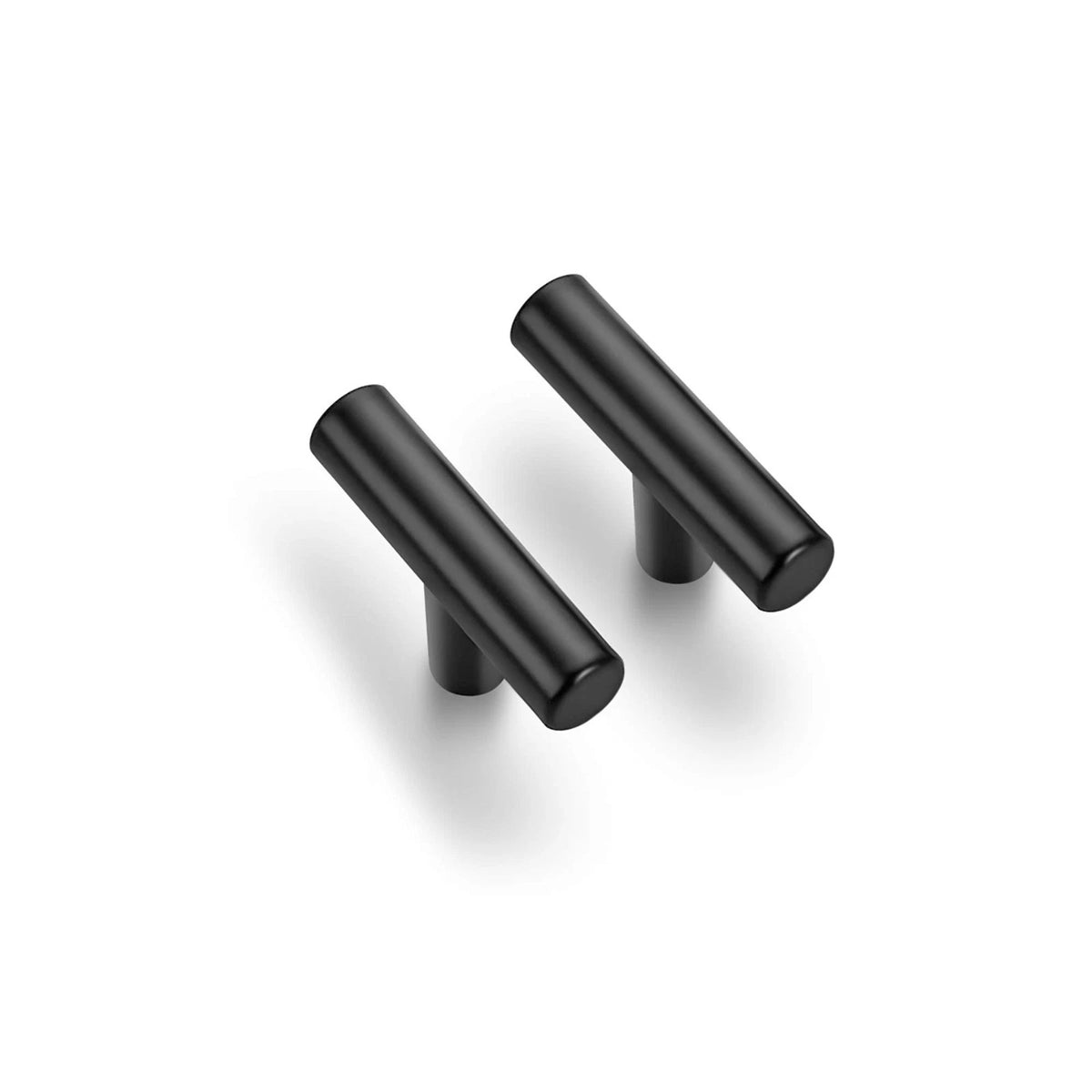 10 Pack 2 inch Cabinet Pulls Matte Black Stainless Steel Kitchen Drawer Pulls Cu