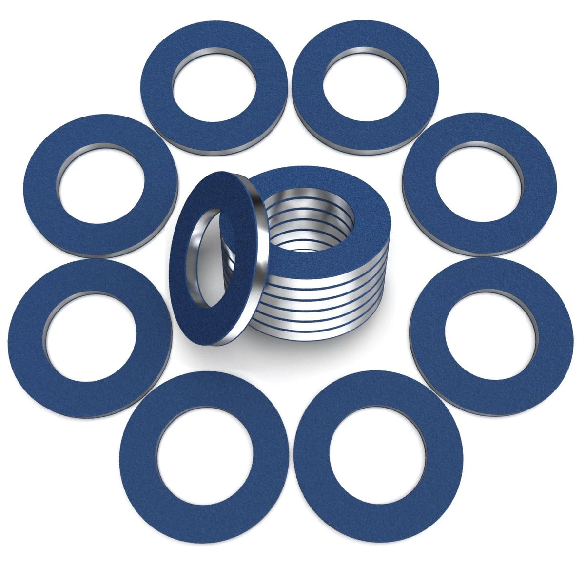 24 PCS Oil Drain Plug Gasket Washer, M12 Aluminum Crush Washer for Oil Pan Drain