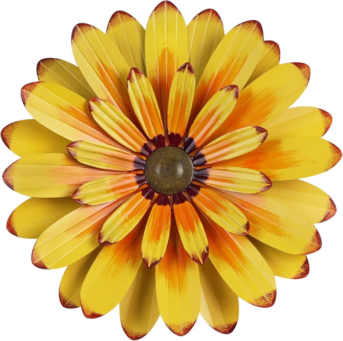 16'' Metal Flower Wall Decor - Sunflower Wall Art Decorations Hanging for Bedroo