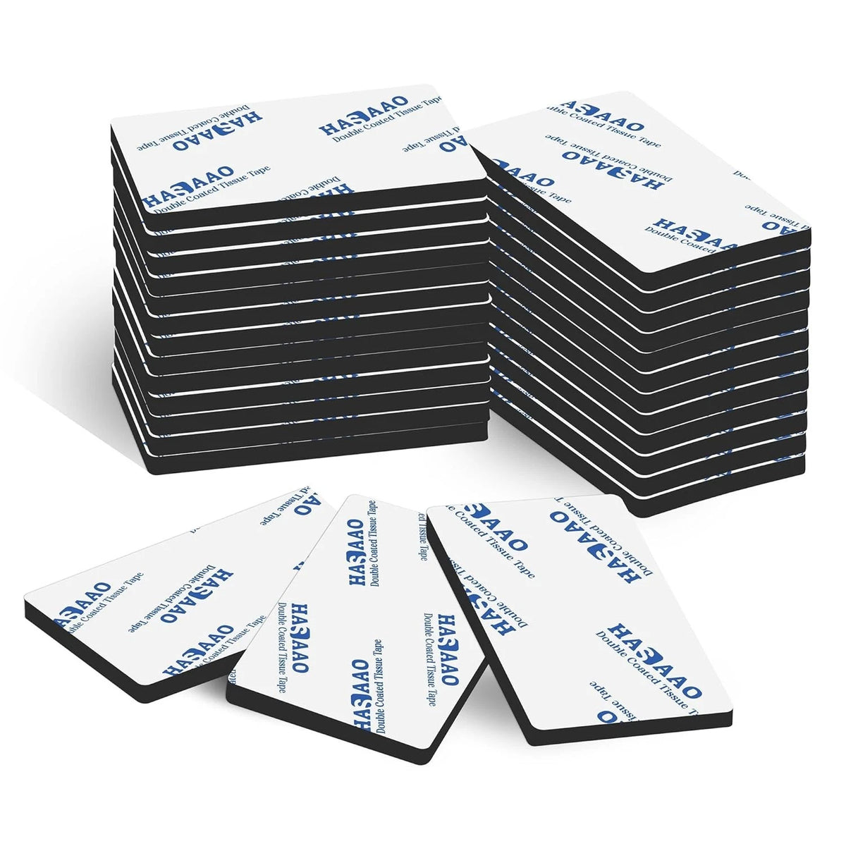 60Pcs Double Sided Adhesive Pads Heavy Duty Mounting Foam Tape Rectangular Wall