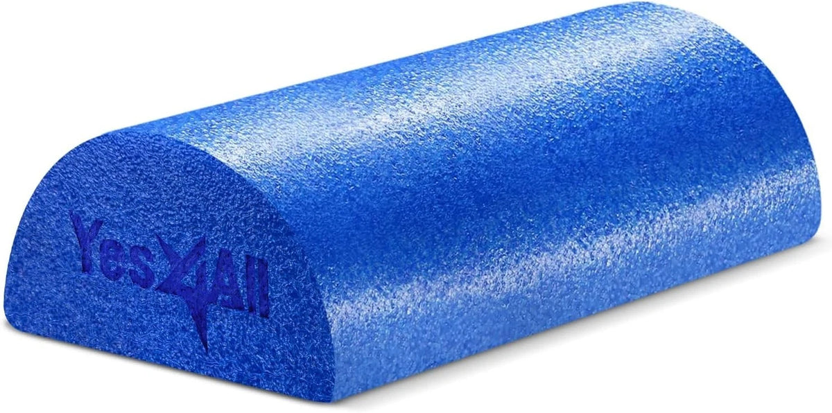 Yes4All Medium Firm Half Foam Rollers for Post-Workout Relaxation, 12