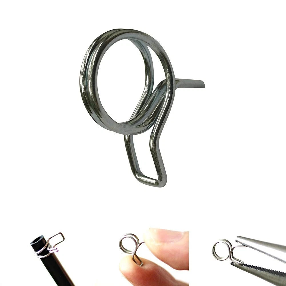 1/4 Irrigation Hose Clamp 100 Double Line Hose Tube Spring Clamp Drip Irri