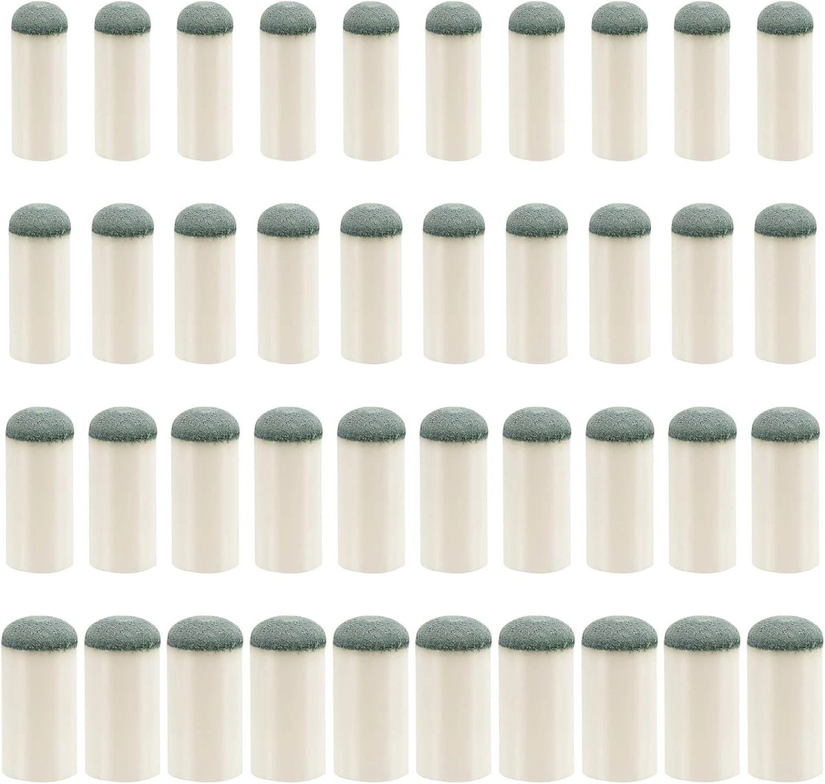 40Pcs Slip on Pool Cue Tips, 4 Sizes Pool Stick Tips No Glue or Tool Required Bi
