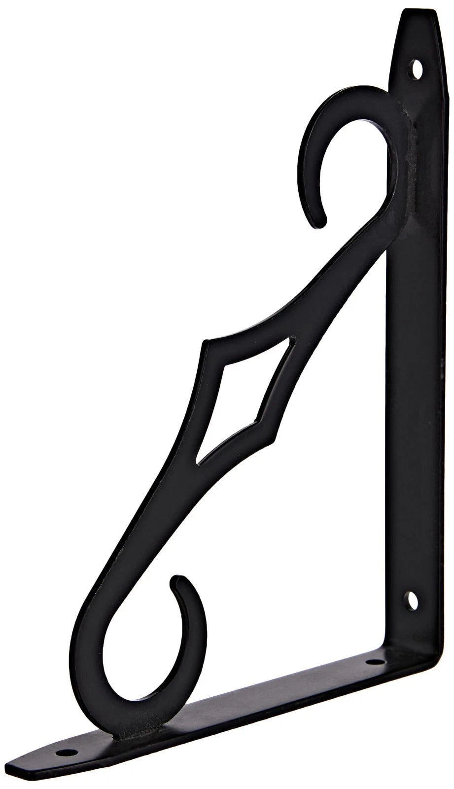 John Sterling Colonial Style Decorative Shelf Bracket, 7-Inch, Black, RP-0090...