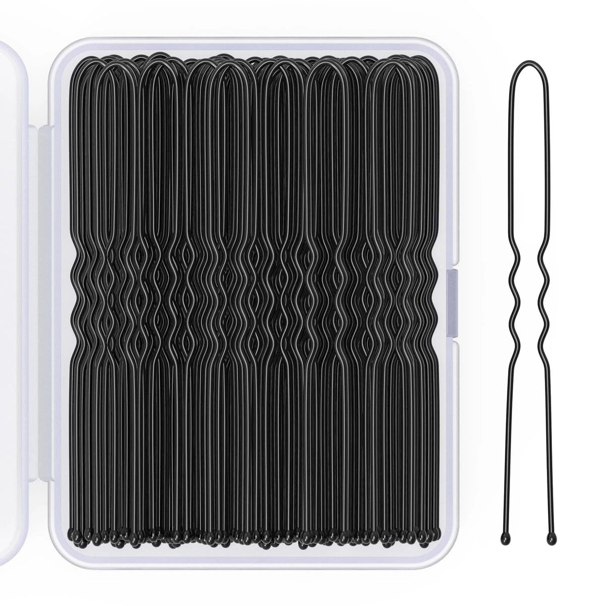 2.8 Inch U Shaped Hair Pins for Women Girls, Long Hair Pin Bobby Pin for Secu...