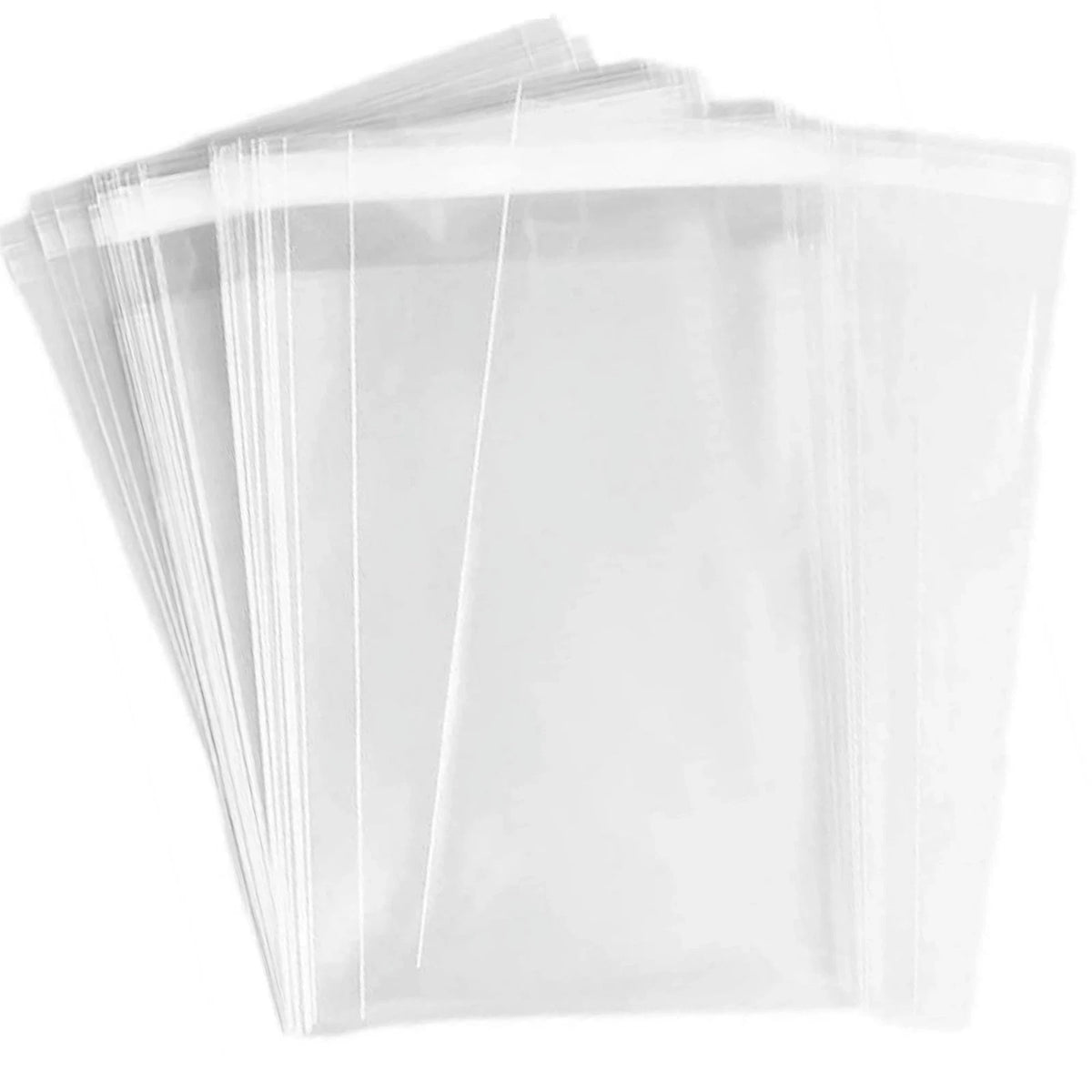 Delatanus 4-1/2 x 6-1/2 Inch Clear Cellophane Cello 4.5x6.5 Inch, clear