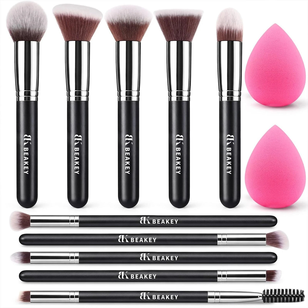 Makeup Brushes Set, Professional Foundation Eyeshadow Concealer Blush Powder Br