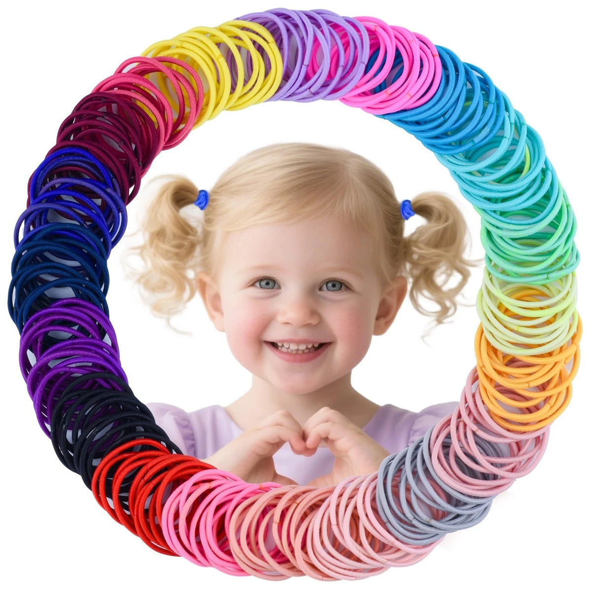 Baby Hair Ties for Girls - 200Pcs Small 1