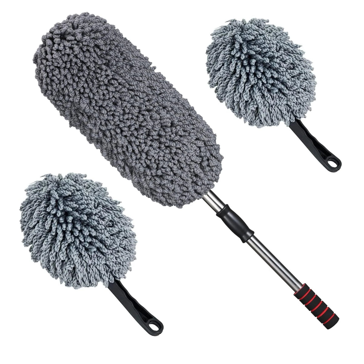 3 Pack Large Microfiber Car Duster Exterior Scratch Free with Extendable, Car
