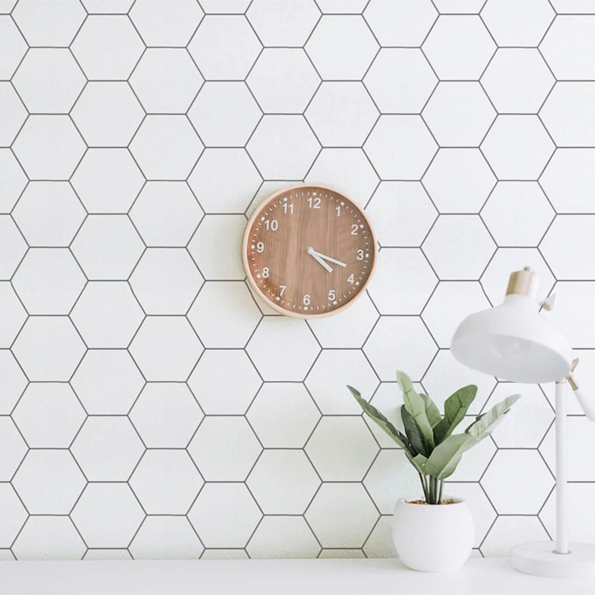 Kitchen Peel and Stick Wallpaper White Wallpaper Modern Contact Paper for Cabine