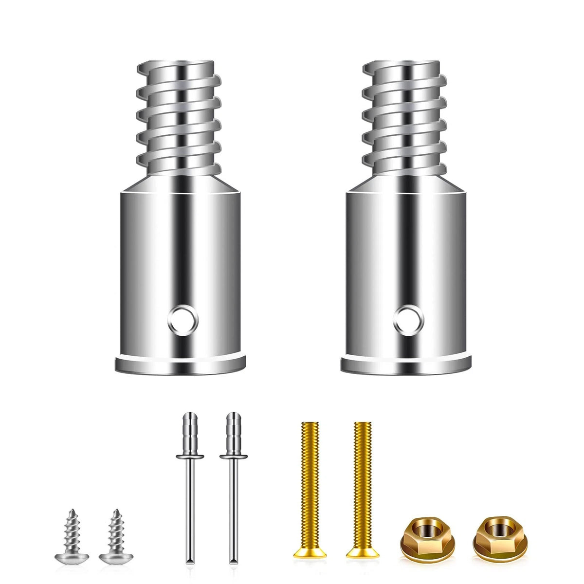 Thread Tip Replacement,Ultra Threaded Tip Repair Kit 0.8 In Extension Pole 2PACK
