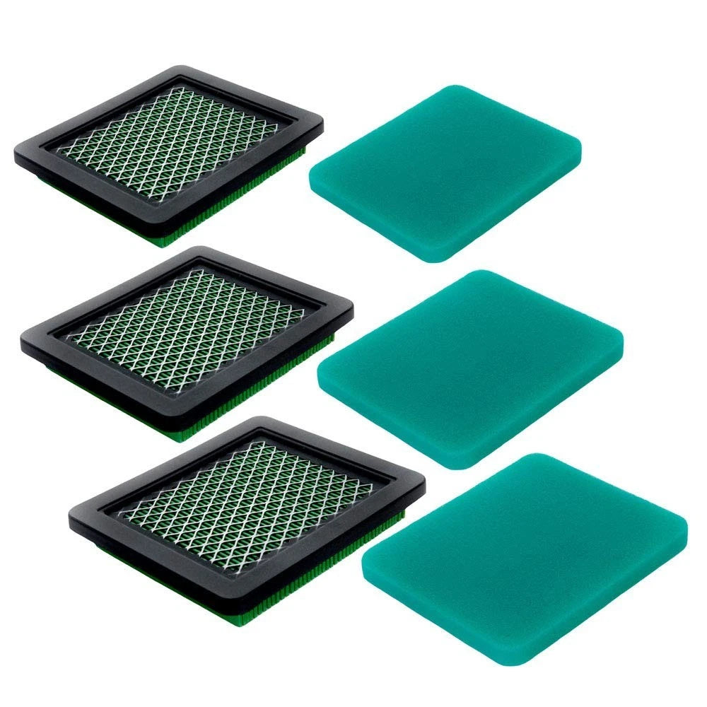 HOODELL 3 Pack GCV160 GCV190 Air Filter with Pre Cleaner - for Honda 17211-ZL8-0