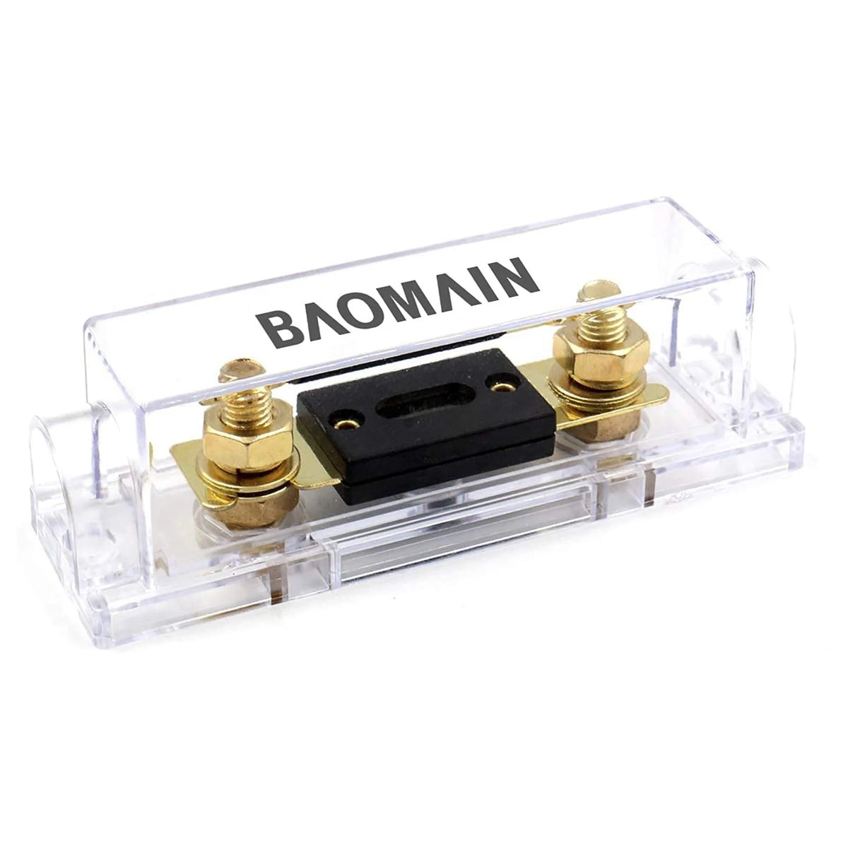 1-Pack 120A ANL Fuse Holder Kit Gold-Plated for Car Audio 12V | 120Amp ANL fuse