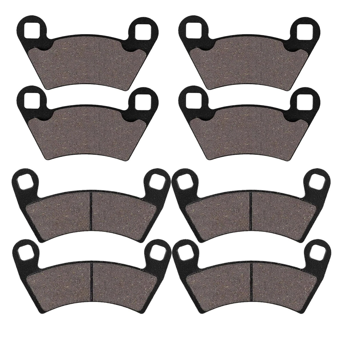Front and Rear Brake Pads for Polaris Ranger 500 570 700 800 900 RZR 800 900 XP