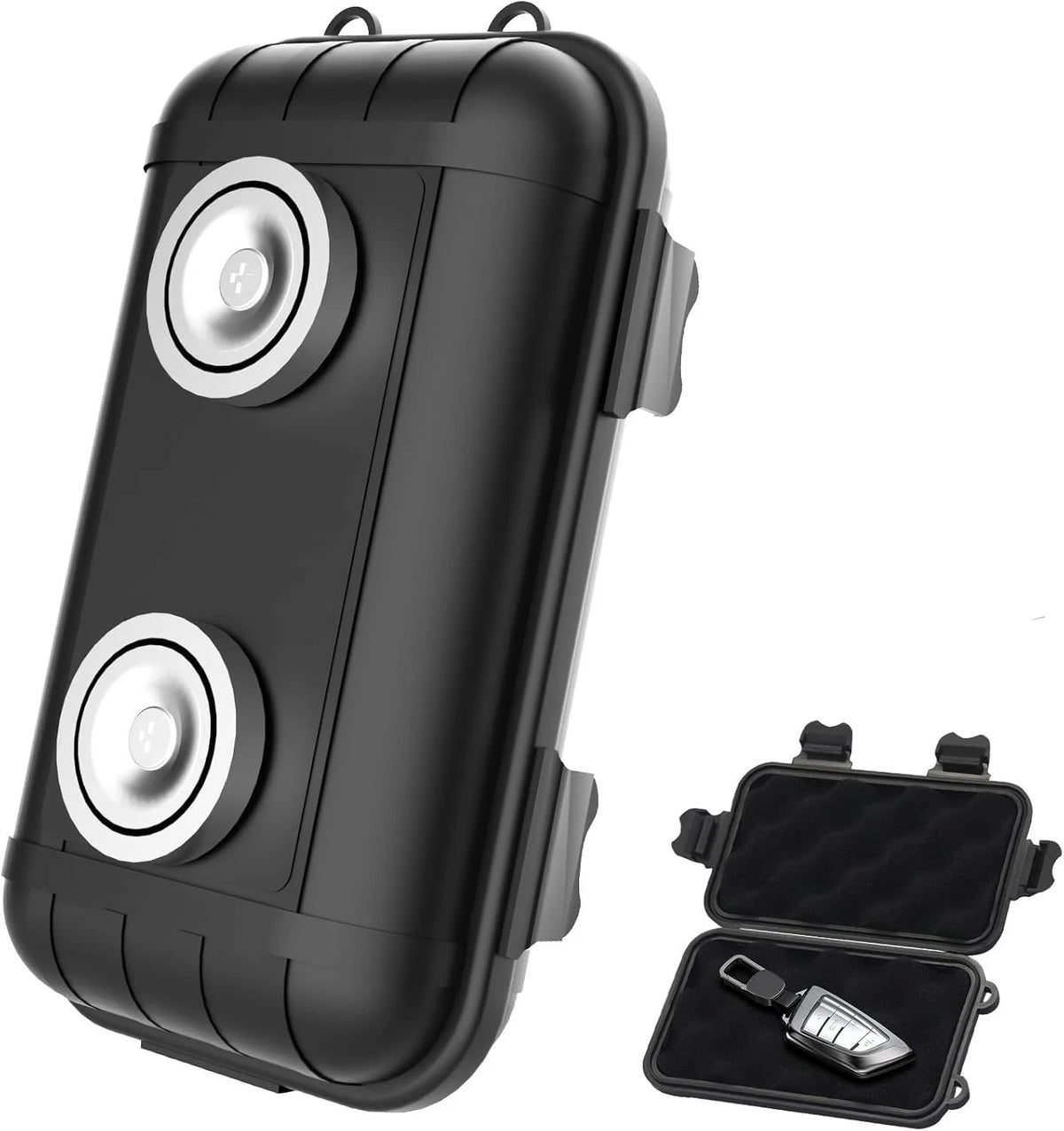 Magnetic Key Box Magnetic Key Holder under Car Hide a Key Magnetic Car Waterproo
