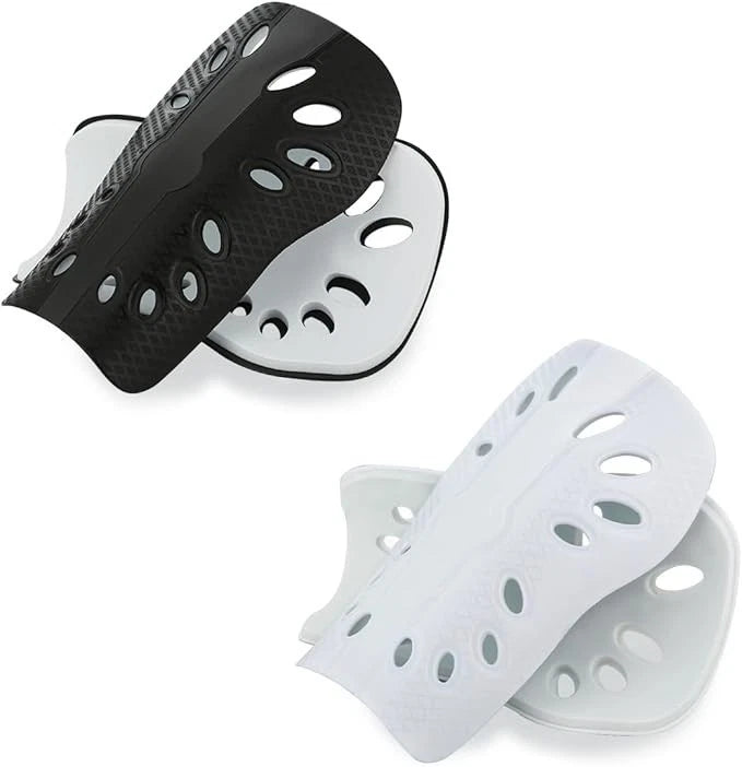 Soccer Shin Guards, 2 Pair Lightweight and Breathable Shin Guard Sleeves for Adu
