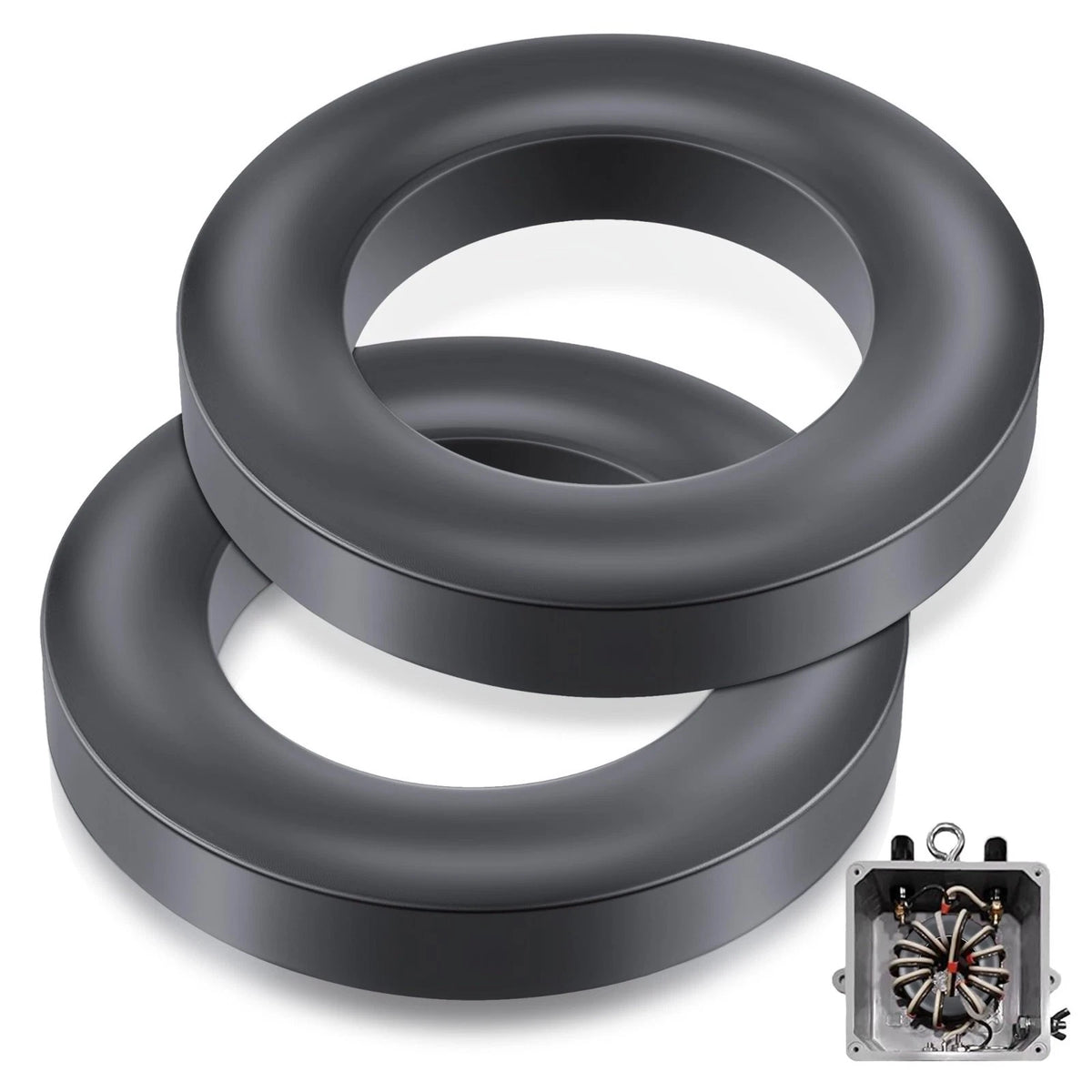 2 Pack Toroid Ferrite Core Compatible with FT240 43 Ferrite Ring 2.4?to Reduce