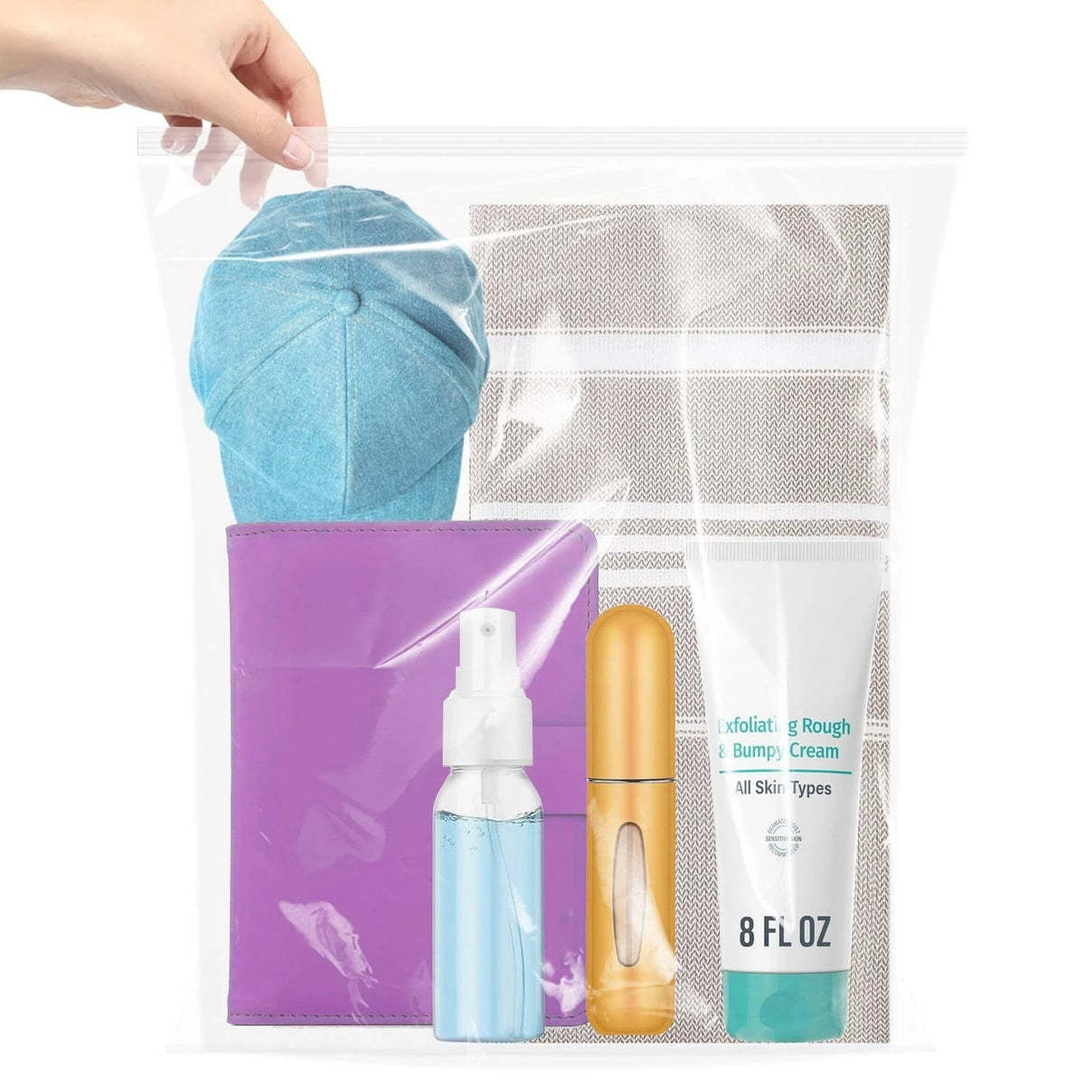 Large Plastic Bags With Zipper Top,3 Gallon,16