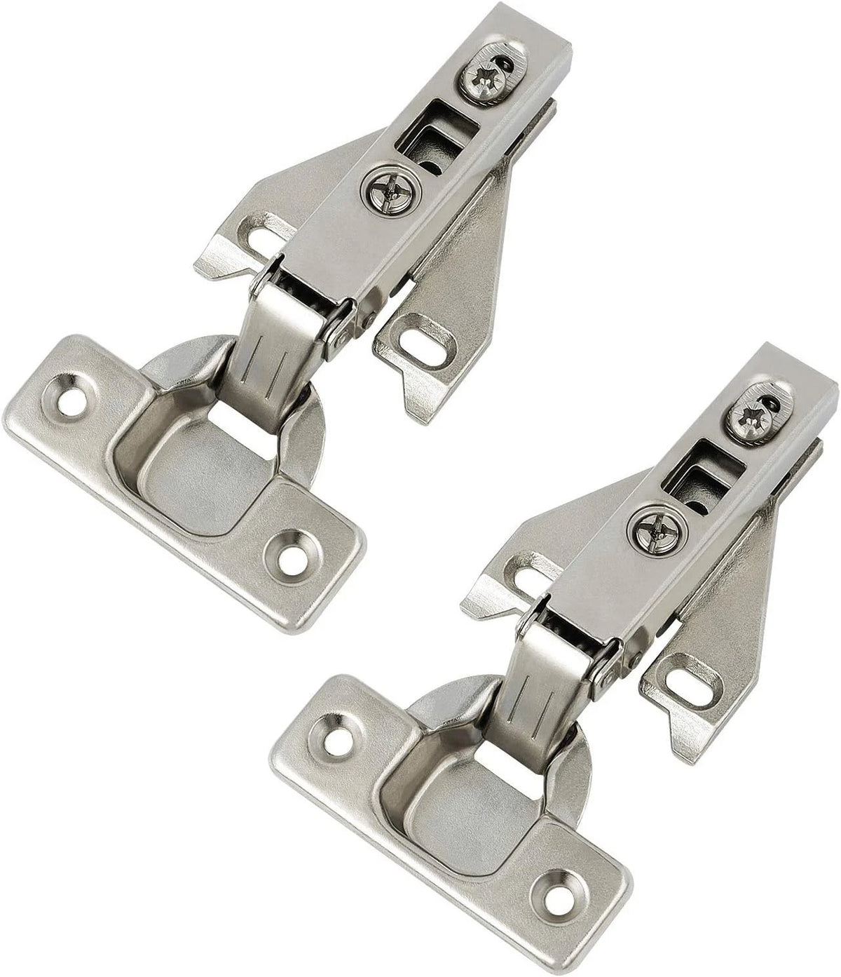 Probrico 1 Pair(2 Pack) Kitchen Cabinet Hinges for Face Frame Cabinet, Concealed
