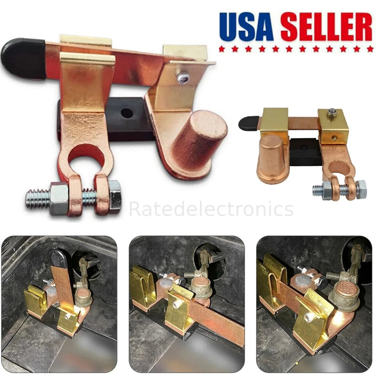 Battery Isolator Switch Disconnect Power Cut Off Kill for Car Vehicle RV Auto US