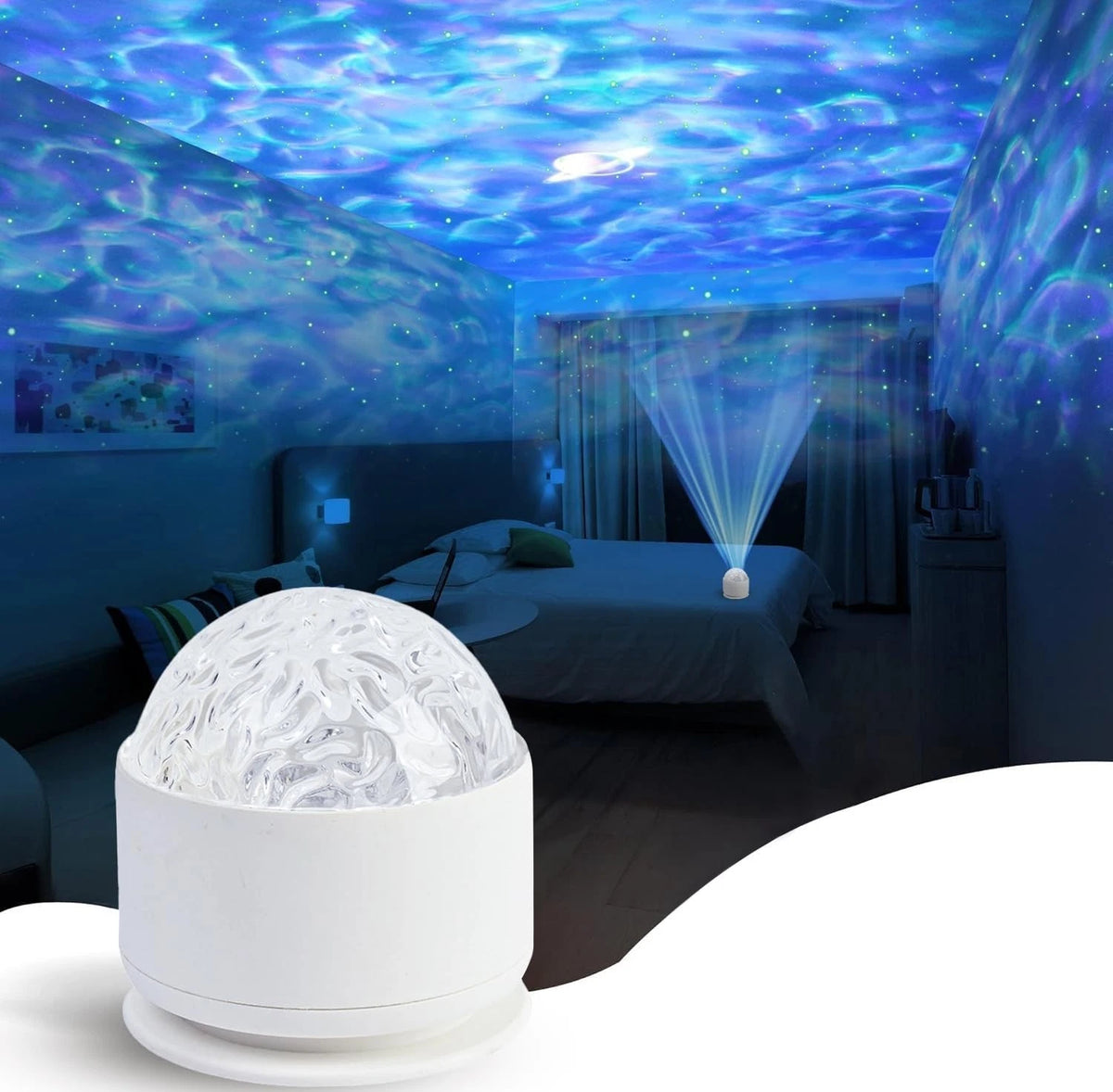 Calming Sensory Lights, Sensory Toys for Kids with Autism, Ocean Light Projector