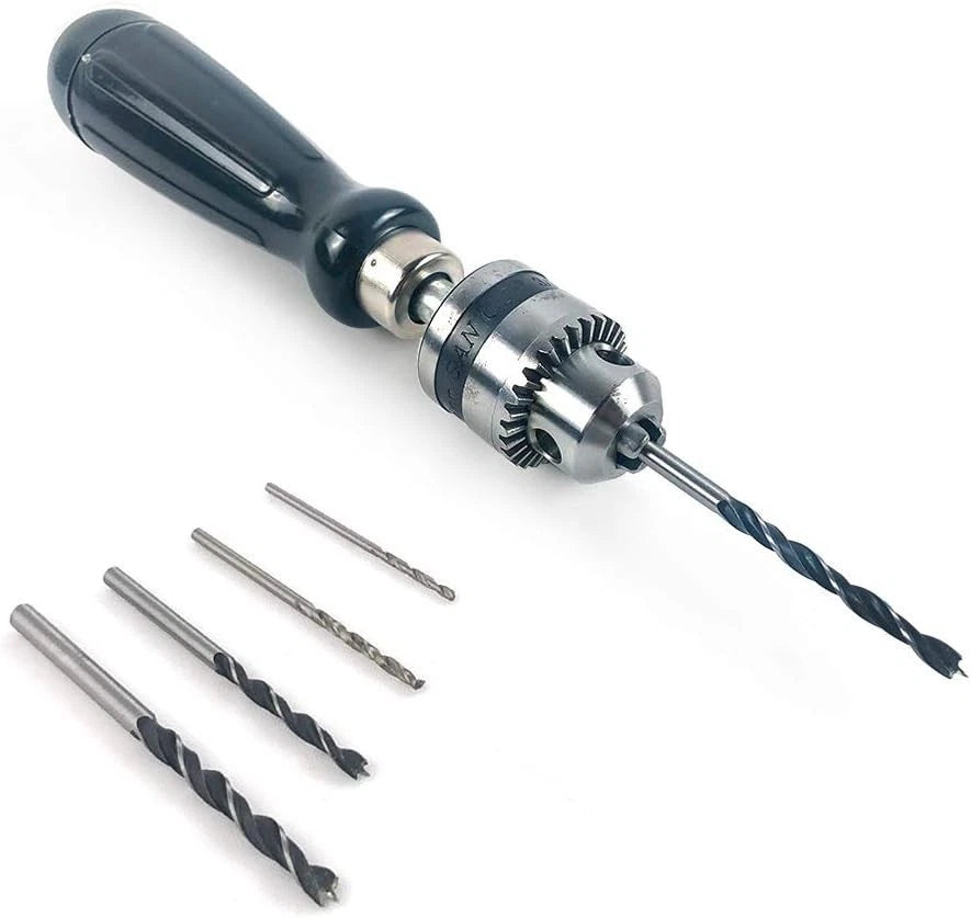 QWORK Pin Vise Hand Drill Bits, Micro Mini Twist Drill Bits Set, Ideal