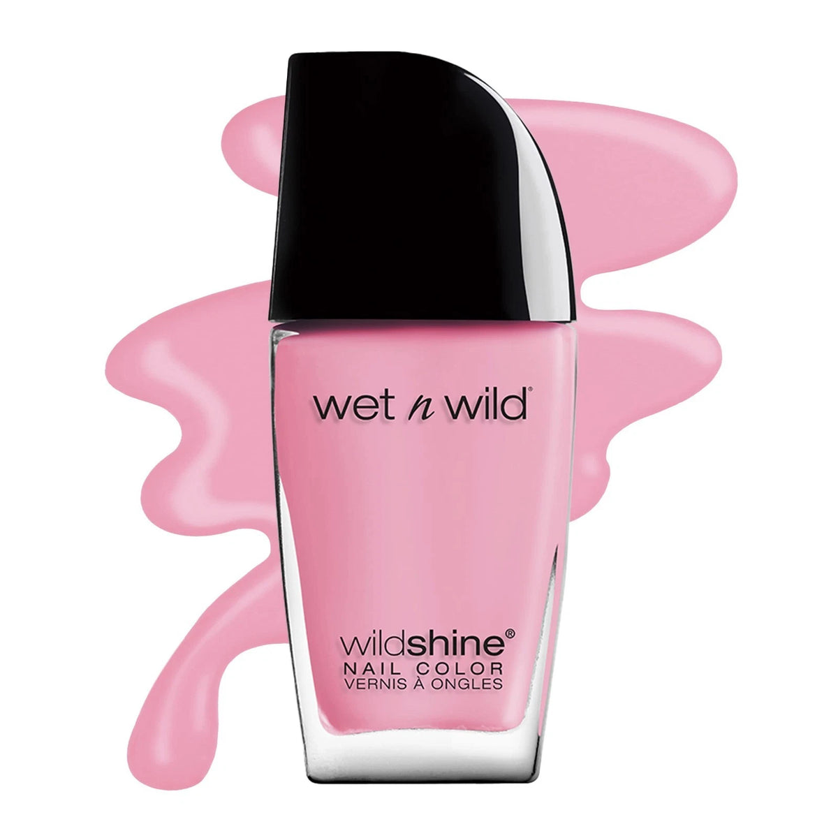 Tickled Pink Nail Color ?Wild Shine High-Shine, Long-Wearing Polish for Women