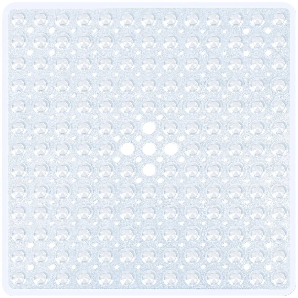 Clear Square Shower Mat Bathtub Mat Non Slip 21x21 Inch, Square Bath Mat for ...