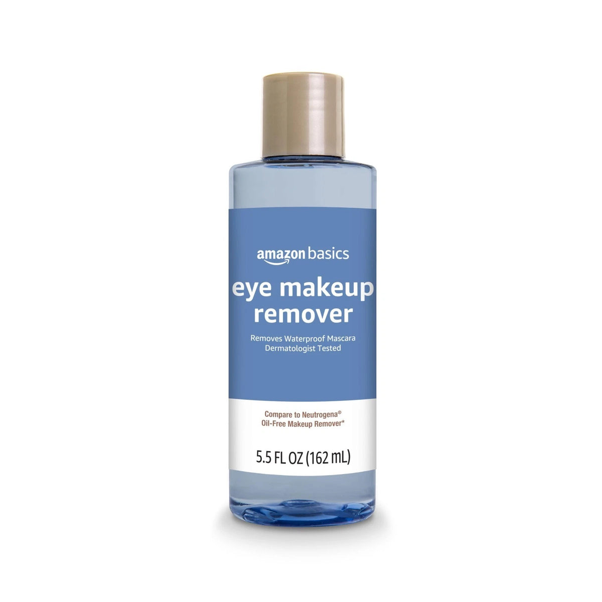 Amazon Basics Eye Makeup Remover, Removes Waterproof 5.5 Fl Oz (Pack of 1)