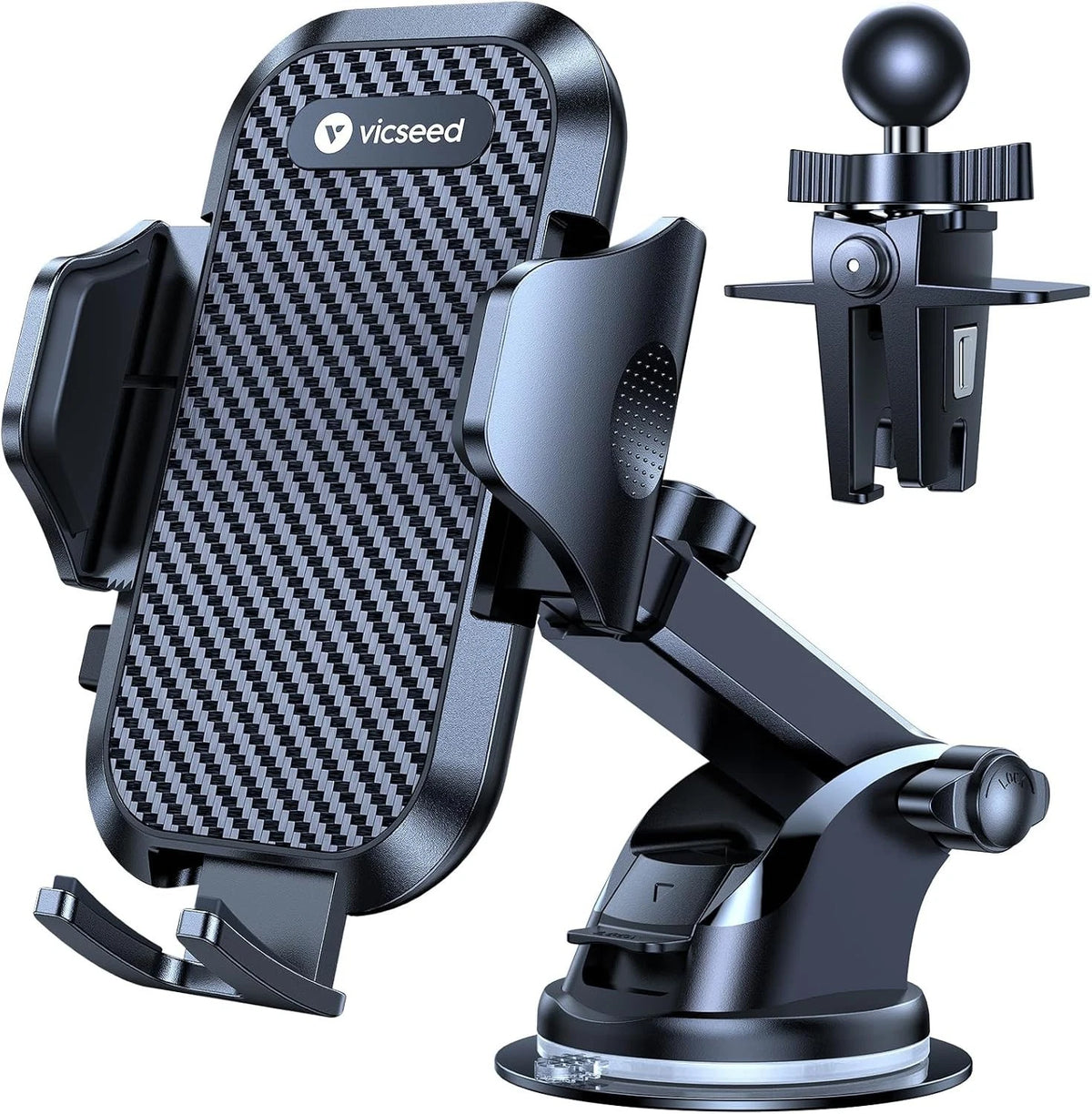 VICSEED Extra Strong Suction Cup Phone Holders for Your Car, [Heavy Phone & Thic
