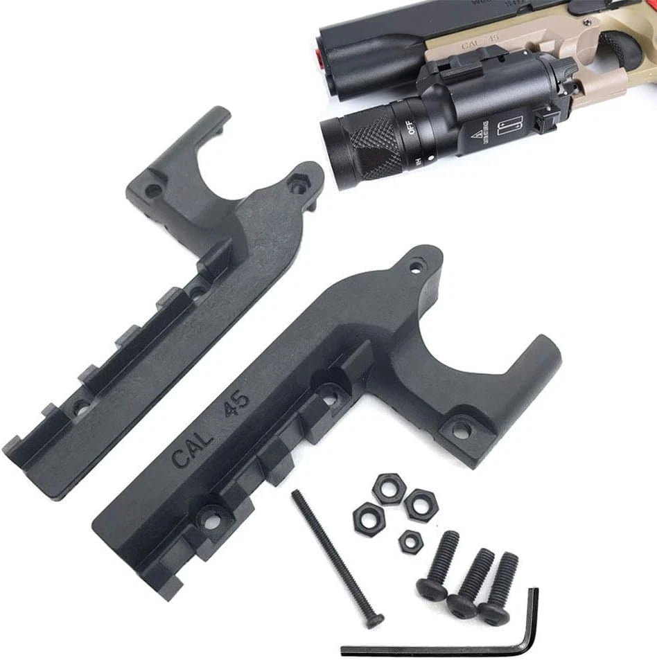1911 Picatinny Rail Adapter Mount, 20Mm under Rail Laser Flashlight Mount