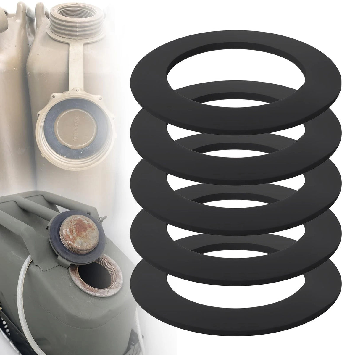 MUGLFPT 5Pack Jerry Can Gaskets Compatible with Scepter MilitaryStyle Plastic...