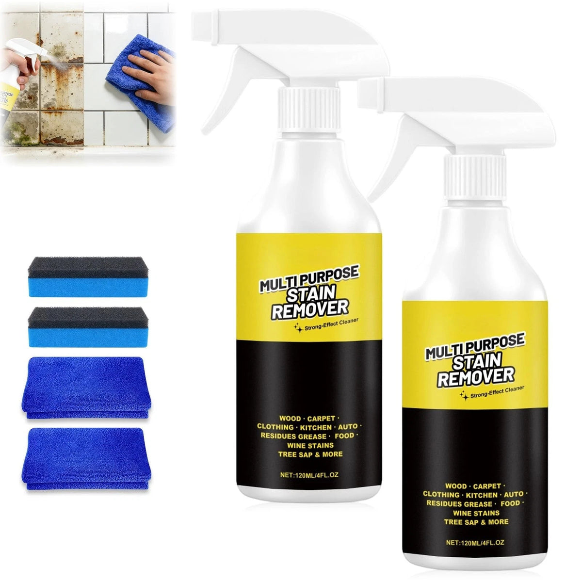 2PCS Alien Multi-Purpose Stain Remover, All Purpose & Stain Remover for Kitchen