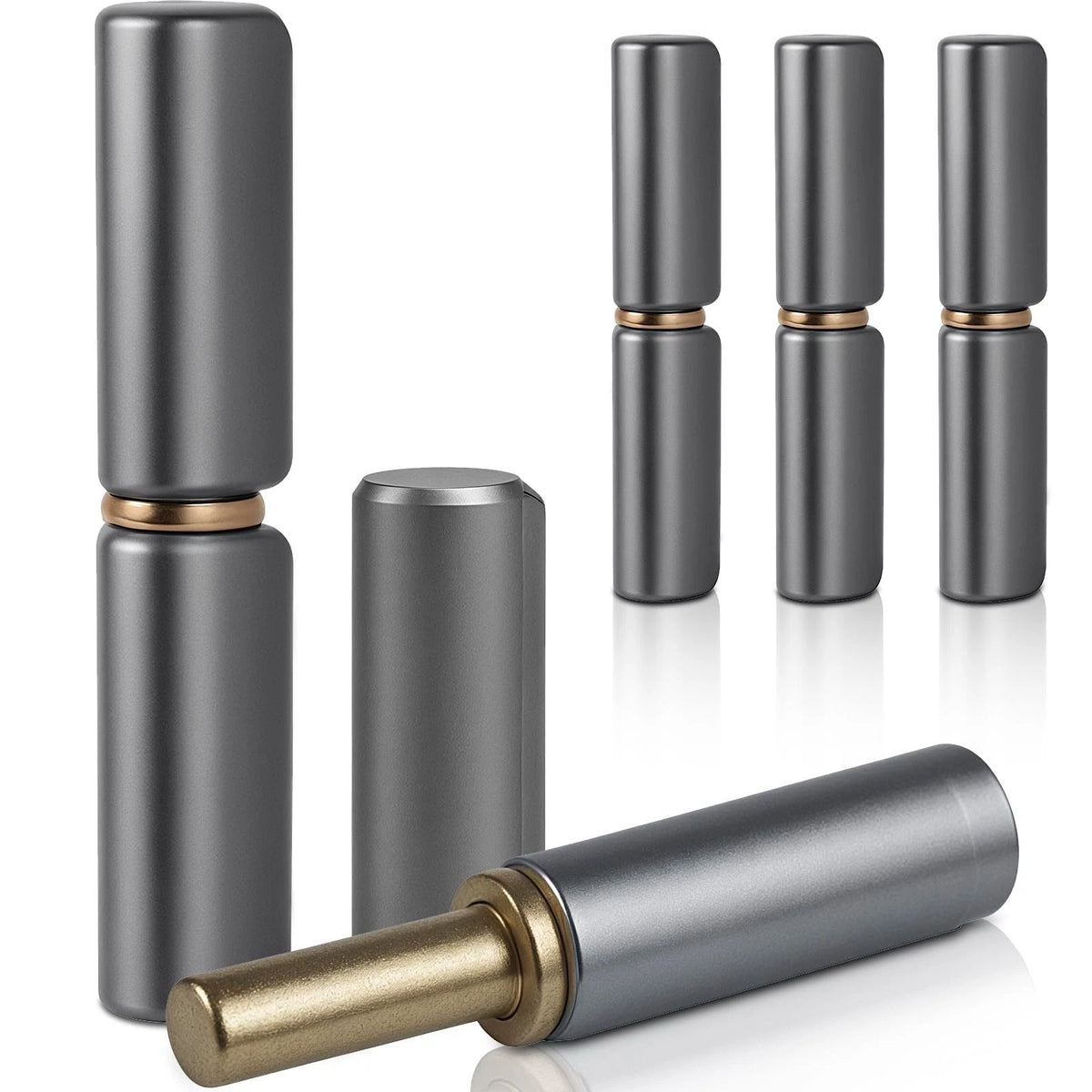 4PCS Heavy-Duty Detachable Trailer Gate Hinge, Carbon Steel Weldable Hinges