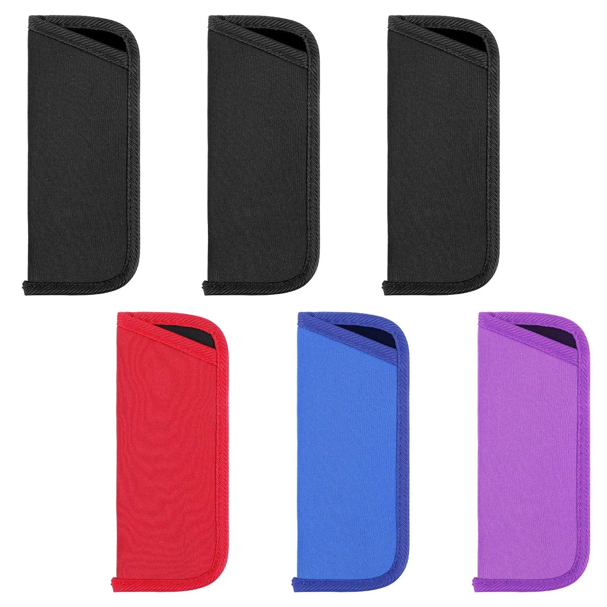 Slip in Eyeglasses Cases 6 PCS Protective Glasses Case Soft Pouch Fabric New