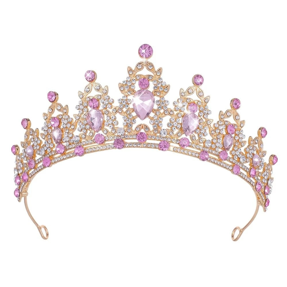 Crown, Tiaras for Women, Crowns Princess Crown,Pink Pink