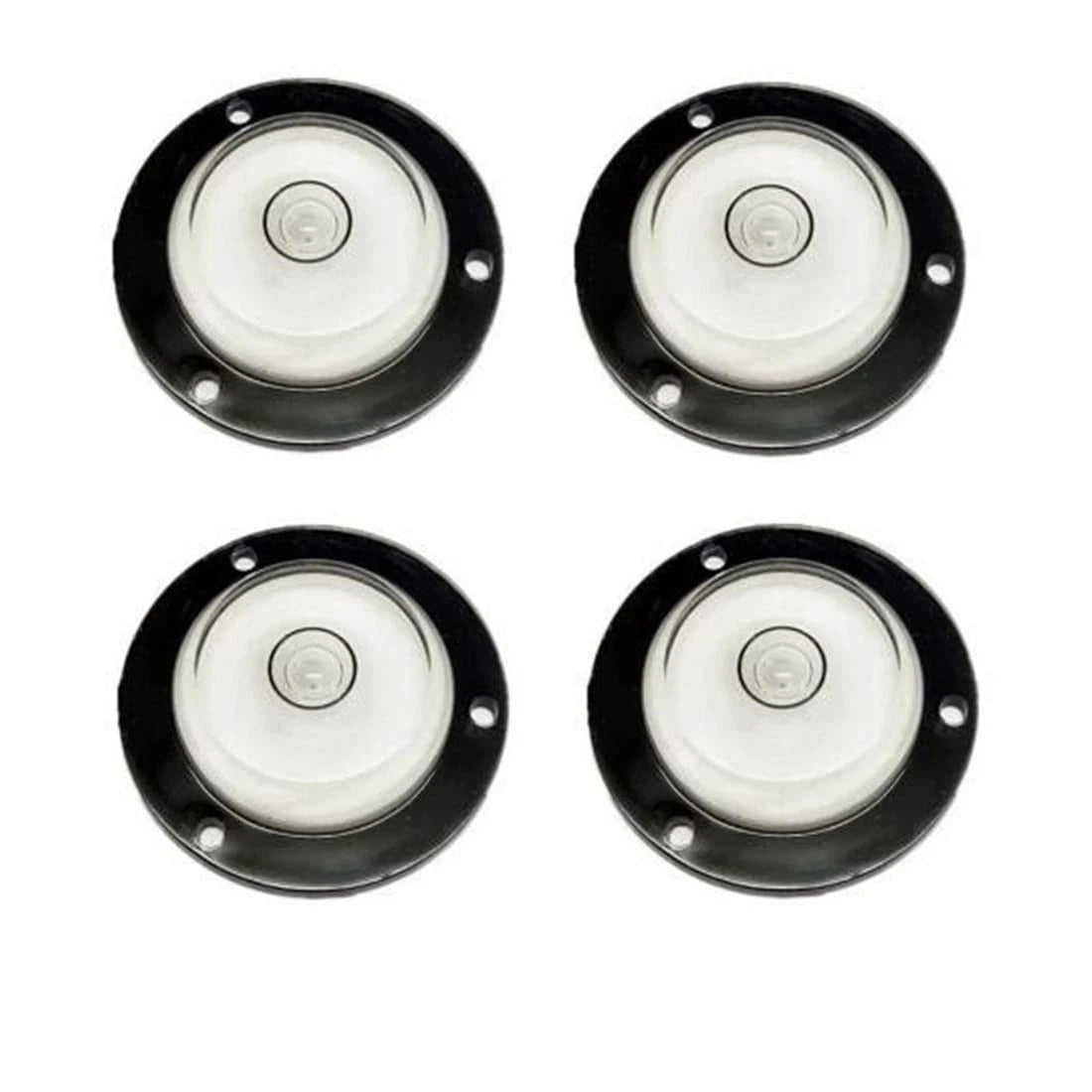4Pcs Spirit Bubble Levels Little Circular Level Measuring Tools Multi-Directiona