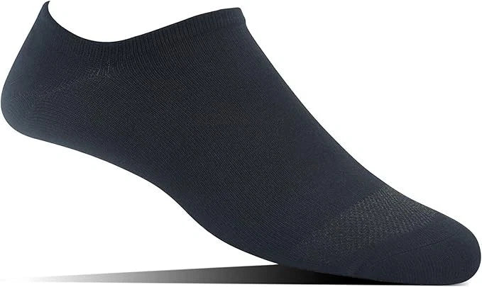 Yomandamor Men'S 5 Pairs No Show Socks with Seamless Toe and Grip Heel
