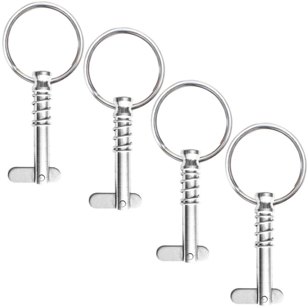 4 Pcs 1/4 Quick Release Pins Marine Grade 316 Stainless Steel Bimini Top Pins